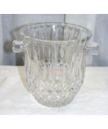 Vintage Cut Glass Leaded Crystal Ice Bucket Champagne Holder 8-b - €92,88 EUR