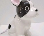 French Bulldog Boston Terrier Night Light Lamp Black &amp; White Ceramic 6.5... - £27.17 GBP
