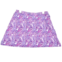 Oxford Golf Skort Shorts Stretch Tennis Sports Purple Swirl Size Medium - $19.25