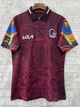 2023 Brisbane Broncos Indigenous  Rugby Training Jersey Custom name and number - £95.48 GBP