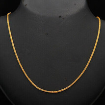22k Seal Best Gold 9in Link Chain Mummy Online Collection Gift Rare Jewelry - £1,691.93 GBP