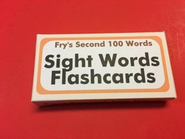 Fry&#39;s Second  Hundred Words - PRINTED &amp; UNCUT - Sight Word Flash Cards - £6.28 GBP