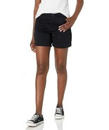 Lee Regular Fit Mid Rise Women&#39;s 18 Black Stretch Woven 5&quot; Inch Chino Sh... - €11,37 EUR