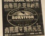 Survivor The Australian Outback Tv Series Print Ad Vintage TPA5 - $5.93