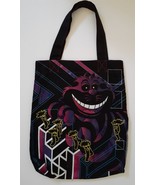 Disney Loungefly CHESHIRE CAT Fabric Tote Shoulder Bag Alice in Wonderla... - £155.75 GBP