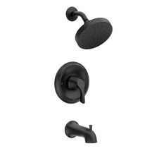 Moen 82466BL Korek Single-Handle Tub and Shower Faucet in Matte Black - $147.51