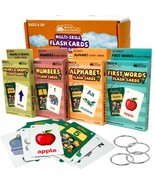 144 Flash Cards For Toddlers 2 3 4 5 Years, Abc Alphabet Letters, Colors... - £31.59 GBP