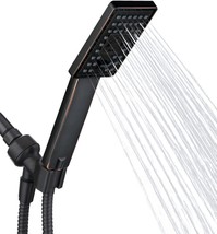 High-Pressure Hand Held Showerhead Set From Bright Showers With, Rubbed Bronze. - £34.89 GBP