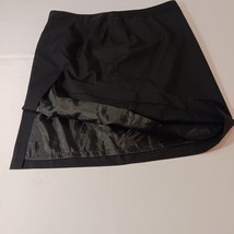 Nine West Women's Back Zip & Side Slit Black Skirt Only Size 16 image 7