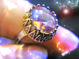 HAUNTED RING ALEXANDRIA'S NEVER FALL FOR IT AGAIN REVEAL DECEIT OOAK MAGICK image 2