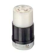 Leviton Locking Receptacle 2 Pole, 3 W 20 Amp 250 V L 6-20 R Blk CSA Bx - $35.52 CAD