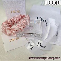 Christian Dior Prestige Le Savon Soap Tray Soap Dish Hair elastic/scrunchie SET - £49.67 GBP