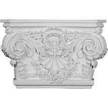 20.87 x 13.5 x 5.5 in. Rose Capital Fits Pilasters Up to 15.25 x 2.75 in. - £122.51 GBP