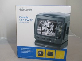 Memorex MT0550 Portable 5.5” B / W TV Radio Gaming Tailgating NEW in BOX... - £48.72 GBP