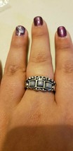 Paparazzi Ring (One Size Fits Most) (New) Color Me Epressed! Silver Ring - $7.61