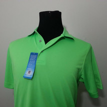 PGA Tour Men Polo Shirt Size S (21.5&quot;x27&quot;)  Golf Green Moisture Wicking ... - £22.85 GBP