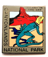 Canyonlands National Park Utah Cedar Mesa Sandstone Lizard Enamel Pin So... - $237.43 MXN