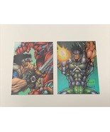 EXTREME comics lenticular Insert Card Lot of 2 W2 W3 IMAGE Fleer 1995 CV JD - $273.66 MXN
