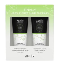 ACTiiV Hair Science Renew Healing Shampoo Treatment &amp; Conditioner 2 oz Set - £15.82 GBP