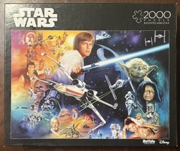 Buffalo - Disney Star Wars - 2000 Piece Puzzle - 38.5&quot; x 26.5&quot; Complete ... - £18.69 GBP