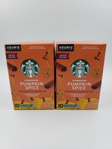 Starbucks Pumpkin Spice Keurig K-Cup Pods 10 Ct Box - Lot of 2 Best By 0... - $24.99