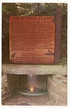 The Eternal Flame At Mountainside Theater Cherokee north Carolin Postcar... - £4.57 GBP