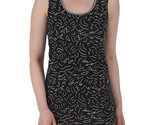 Bench Women&#39;s Outlie Black White Pattern Print Soft Round Neck Beach Dre... - £20.95 GBP