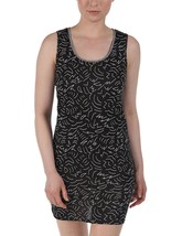 Bench Women&#39;s Outlie Black White Pattern Print Soft Round Neck Beach Dre... - £20.89 GBP