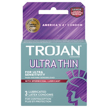 Trojan Ultra Thin Armor Spermicidal (3 Pack) - $6.70