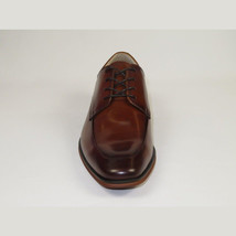 Men's Dress Shoes STEVE MADDEN Soft Leather upper Lace Up TASHER Tan image 3