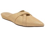 Naturalizer Women Slip On Mule Flats Keira Size US 9M Birchwood Snake Le... - $53.46