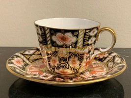 Royal Crown Derby #2451 Traditional Imari Tea Cup and Saucer - $48.51
