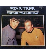 1984 STAR TREK original TV series first printing 12-month wall calendar - $21.99