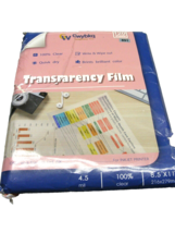 Gwykkq Transparency Film Universal Quicky Dry Ink Jet Printer 8.5 x 11 S... - £14.58 GBP