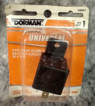 Dorman 84601 Universal 4 Pin Relay 12 Volt 30 Amp Connector Multi Purpos... - £7.28 GBP