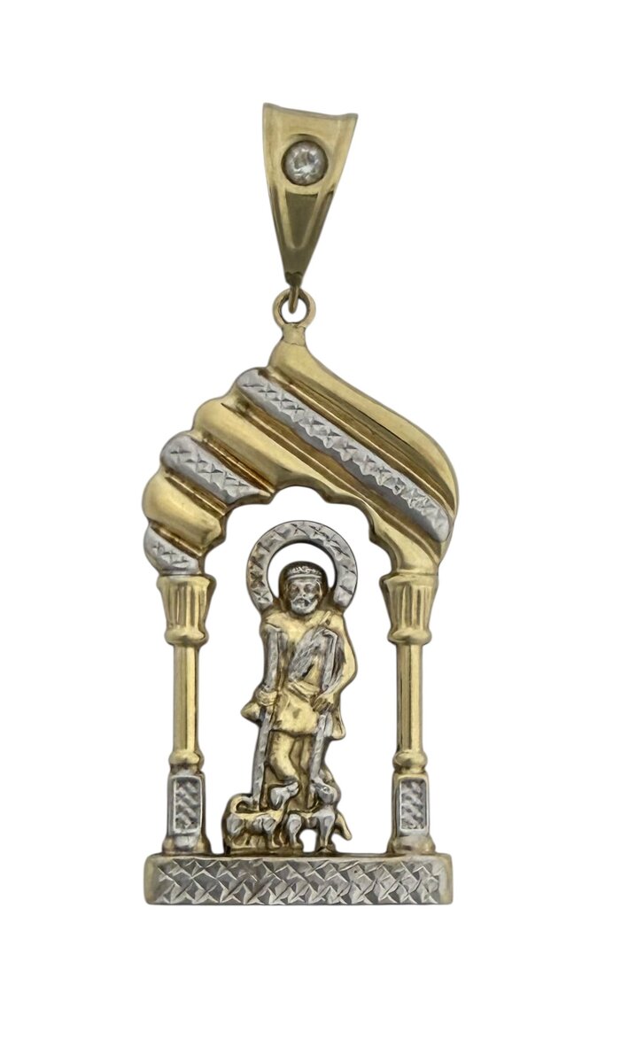 Unisex Pendant 10kt Yellow and White Gold 474995 - $399.00