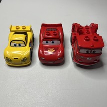 Lego Duplo Disney Pixar Cars LOT OF 3 Jeff Corvette Lightning McQueen Fi... - $644.49 MXN