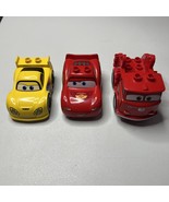 Lego Duplo Disney Pixar Cars LOT OF 3 Jeff Corvette Lightning McQueen Fi... - $651.35 MXN