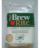 Brew Rite Wrap around Percolator Coffee Filters 55 Count - $13.32