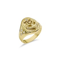 Authenticity Guarantee 
Anchor Ring Real 10k Yellow Gold Men Band Size 10.5 - £402.48 GBP