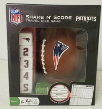 Master Pieces NFL New England Patriots Shake &#39;n Score Dice Game NIB Sealed - $18.49