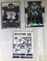 Lot of 3 Ezekiel Elliott Insert Cards DALLAS COWBOYS RC 2017/2022 certif... - $55.37 MXN