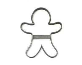 Gingerbread Man Outline Fairy Tale Christmas Cookie Cutter USA PR3246 - £2.34 GBP
