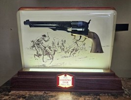 VINTAGE 1959 RARE GOETZ COUNTRY CLUB PILSENER BEER PISTOL GUN LIGHTED SIGN - £778.26 GBP