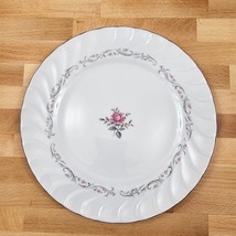 Royal Swirl Dinner Plate 10&quot; Floral Ceramic by Fine China of Japan - $9.49