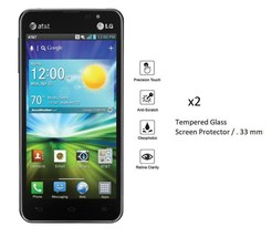 2 x Tempered Glass Screen Protector for For LG Escape Plus - £7.79 GBP