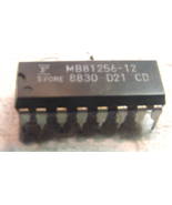 1 Fujitu  MB81256A-12 Dynamic RAM Page Mode 256K x 1 16 Pin Plastic - $54.61 MXN