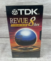 5 x TDK Revue Premium Quality  8 Hours T-160 Blank VHS Video Tape new sealed. - £15.50 GBP