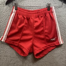 VTG ASICS Cheerleader Shorts Red White Size Small 90s - $10.80