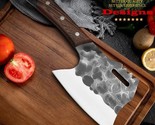 Chef Kitchen Knives BBQ Meat Chopping Axe Butcher Home Tool Fife Camping... - £22.13 GBP